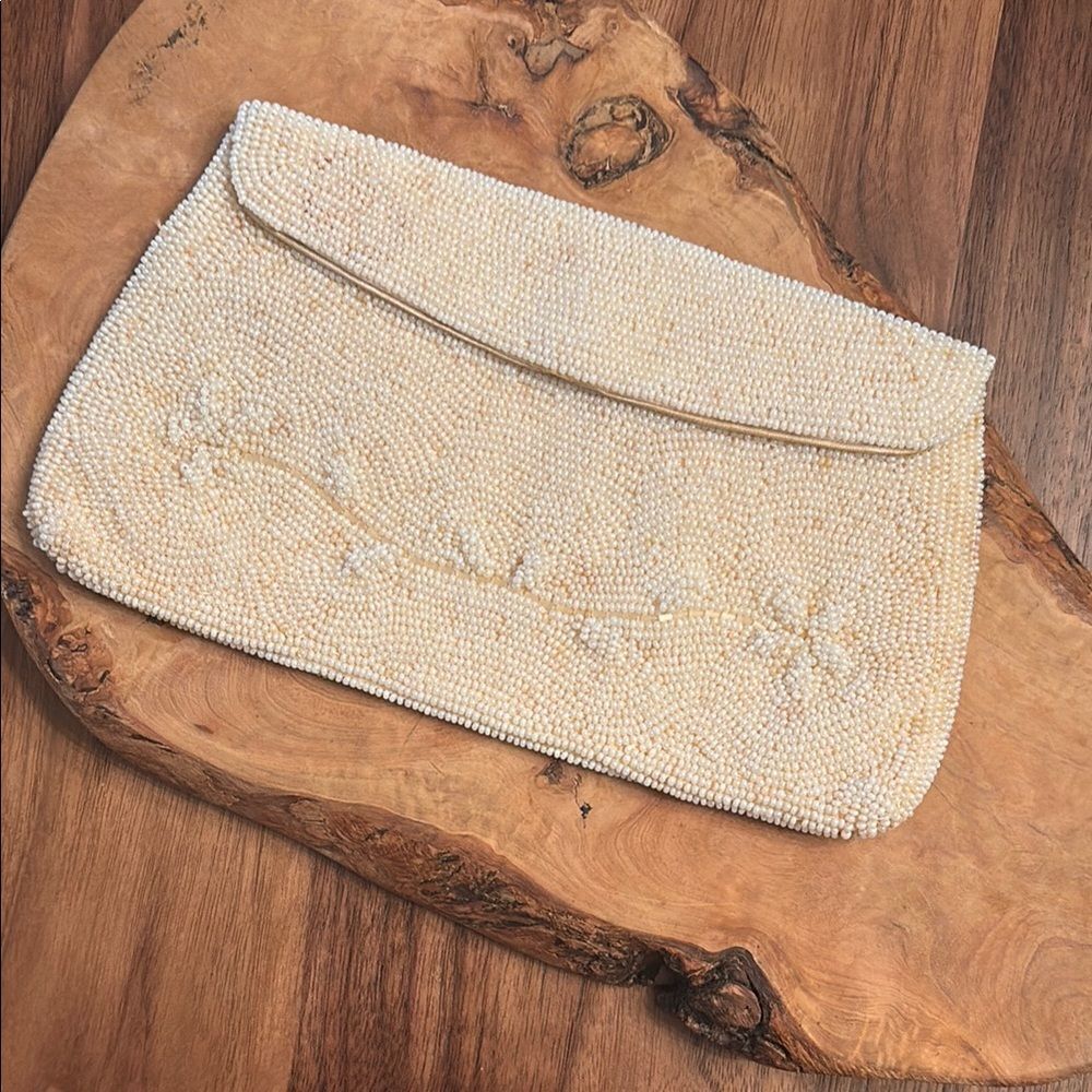 Vintage Bag by Debbie Elegant Beaded Clutch